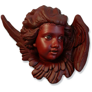 Twin Angels Wall Plaque — Rust finish