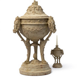 Three-Legged Urn Planter - 12-inch — Gothic Stone finish