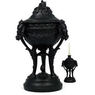 Three-Legged Urn Planter - 12-inch — Iron finish