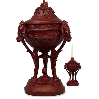 Three-Legged Urn Planter - 12-inch — Rust finish