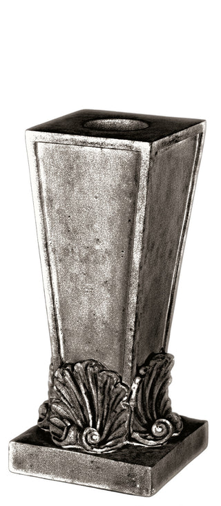 Four Shell Candleholder Statue - 12-inch