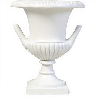 Roma Urn Planter - 20-inch — Flat White finish