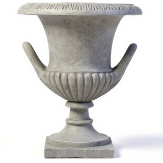 Roma Urn Planter - 20-inch — Limestone finish