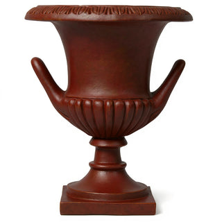 Roma Urn Planter - 20-inch — Rust finish