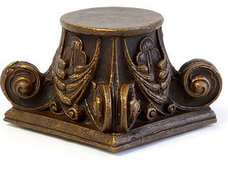 Gothic Case Cap. Candleholder Statue - 4-inch
