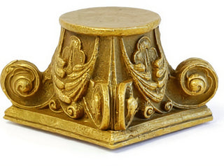 Gothic Case Cap. Candleholder Statue - 4-inch