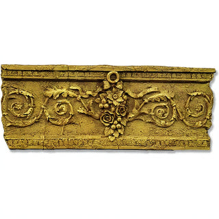 Grape Remnant Wall Plaque, Theresa — Antique Gold finish