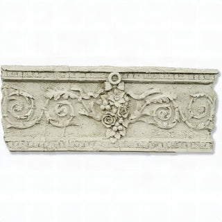 Grape Remnant Wall Plaque, Theresa — Antique White finish