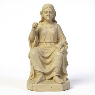 Grape Remnant Wall Plaque, Theresa — Dusted Sand finish