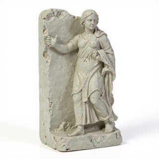 Grape Remnant Wall Plaque, Theresa — Limestone finish