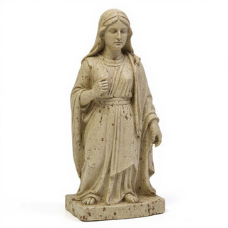 Saint Theresa Wall Plaque — Gothic Stone finish