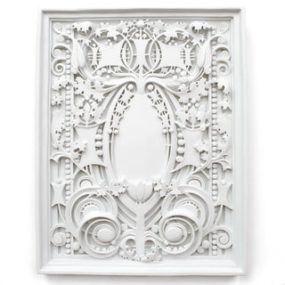 Sullivan Frieze Wall Frieze - 41-inch — Flat White finish