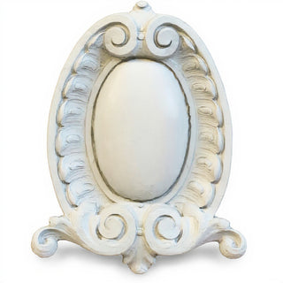Cresti Plaque Wall Plaque - 17-inch — Antique White finish