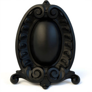 Cresti Plaque Wall Plaque - 17-inch — Flat Black finish