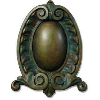 Cresti Plaque Wall Plaque - 17-inch — Green Bronze finish