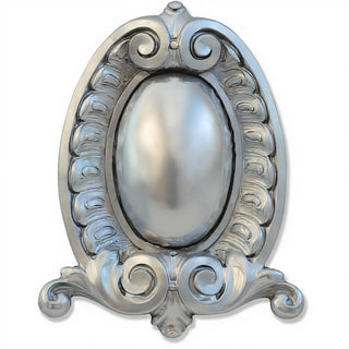 Cresti Plaque Wall Plaque - 17-inch — Silver finish