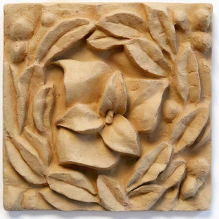 Carnation Remnant Wall Plaque - 12-inch — Dusted Sand finish