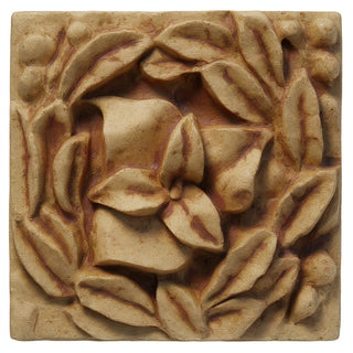 Carnation Remnant Wall Plaque - 12-inch — Gothic Stone finish