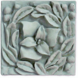 Carnation Remnant Wall Plaque - 12-inch — Mossy Green finish