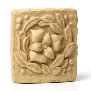 Carnation Remnant with Frame Wall Plaque - 15.75-inch — Dusted Sand finish