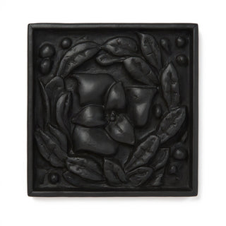 Carnation Remnant with Frame Wall Plaque - 15.75-inch — Flat Black finish