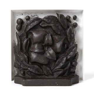 Carnation Remnant with Frame Wall Plaque - 15.75-inch — Iron finish
