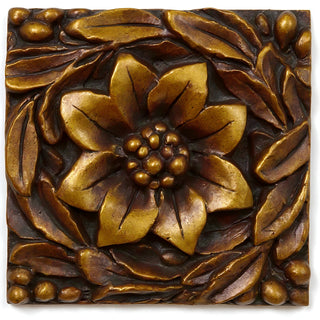 Daisy Remnant Wall Plaque - 12-inch — Bronze finish