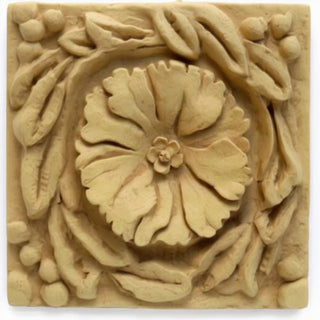 Rosette Wall Panel Wall Plaque - 12-inch — Dusted Sand finish