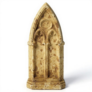 Rosette Wall Panel Wall Plaque - 12-inch — Gothic Stone finish