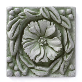 Rosette Wall Panel Wall Plaque - 12-inch — Mossy Green finish