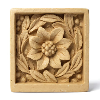 Daisy Remnant with Frame Wall Plaque - 15.75-inch — Dusted Sand finish