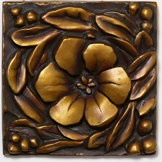 Morning Glory Remnant Wall Plaque - 12-inch — Bronze finish