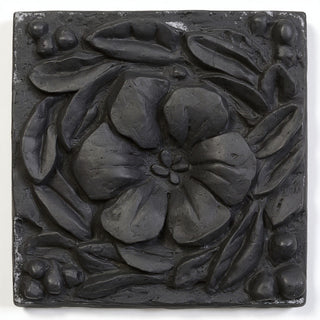 Morning Glory Remnant Wall Plaque - 12-inch — Dusted Black finish