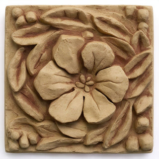 Morning Glory Remnant Wall Plaque - 12-inch — Gothic Stone finish