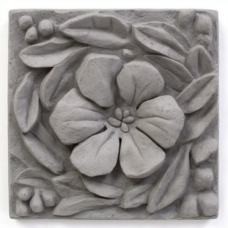 Morning Glory Remnant Wall Plaque - 12-inch — Old Stone finish
