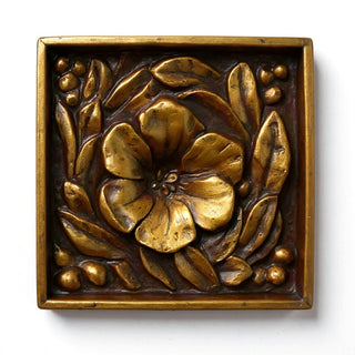 Morning Glory Remnant Wall Plaque - 15.75-inch — Bronze finish