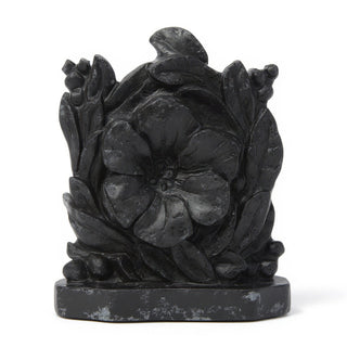 Morning Glory Remnant Wall Plaque - 15.75-inch — Dusted Black finish