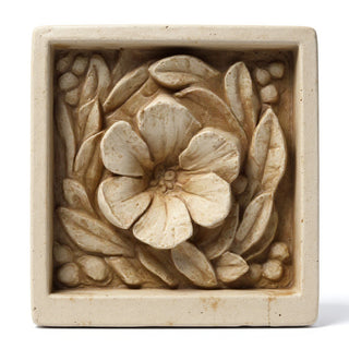 Morning Glory Remnant Wall Plaque - 15.75-inch — Museum Terracotta finish