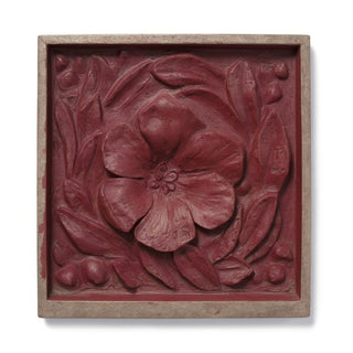 Morning Glory Remnant Wall Plaque - 15.75-inch — Rust finish