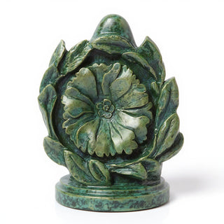 Rosette Remnant with Frame Wall Plaque - 15.75-inch — Green Bronze finish