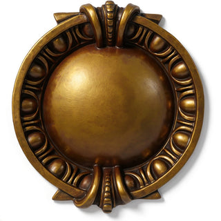 Round Dart & Egg Remnant Wall Plaque - 13-inch — Bronze finish