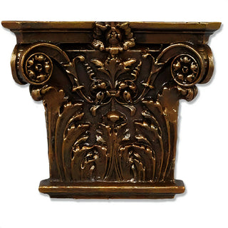 Corinthian Facade Wall Piece — Bronze finish