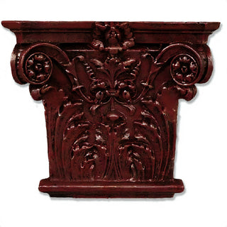 Corinthian Facade Wall Piece — Rust finish
