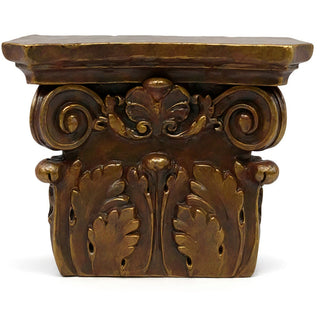 Pilaster Top Wall Piece — Bronze finish