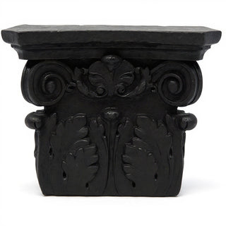 Pilaster Top Wall Piece — Dusted Black finish