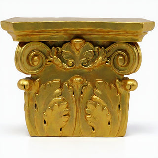 Pilaster Top Wall Piece — Deep Gold finish