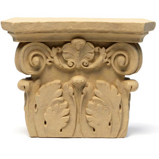 Pilaster Top Wall Piece — Dusted Sand finish