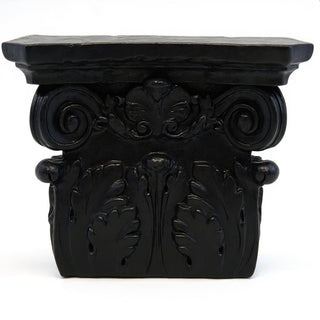 Pilaster Top Wall Piece — Flat Black finish