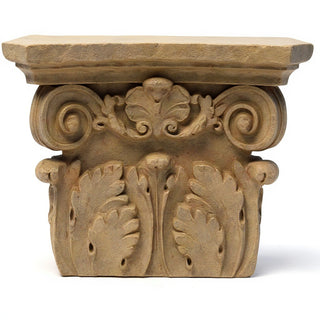 Pilaster Top Wall Piece — Gothic Stone finish