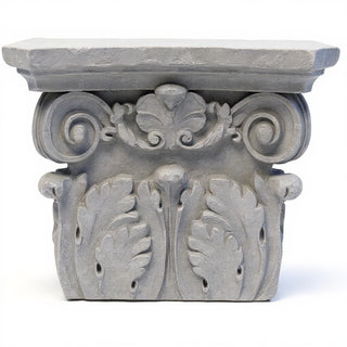 Pilaster Top Wall Piece — Mossy Green finish